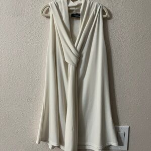 Rachel Cream Drape Top